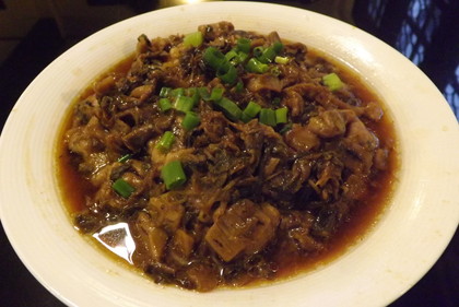 梅菜豬肉蒸豆腐